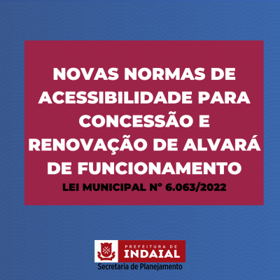 Novas normas de acessibilidade para concessão e renovação de alvará de funcionamento